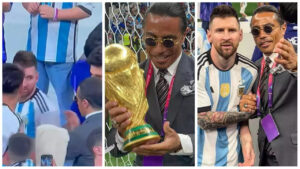 Leo Messi uciekał przed największym atencjuszem mistrzostw świata i internetu!